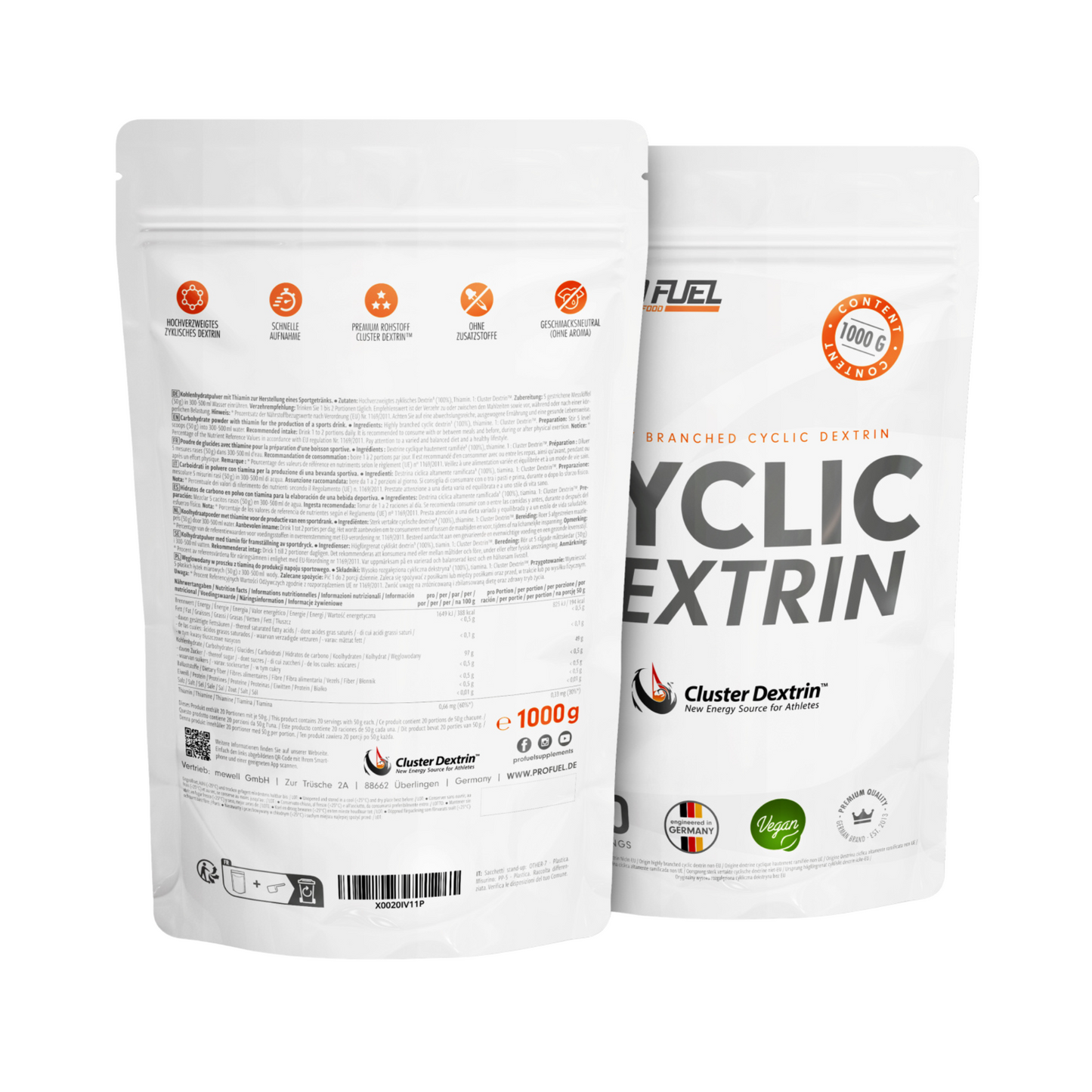 PROFUEL Cluster Dextrin 1000g
