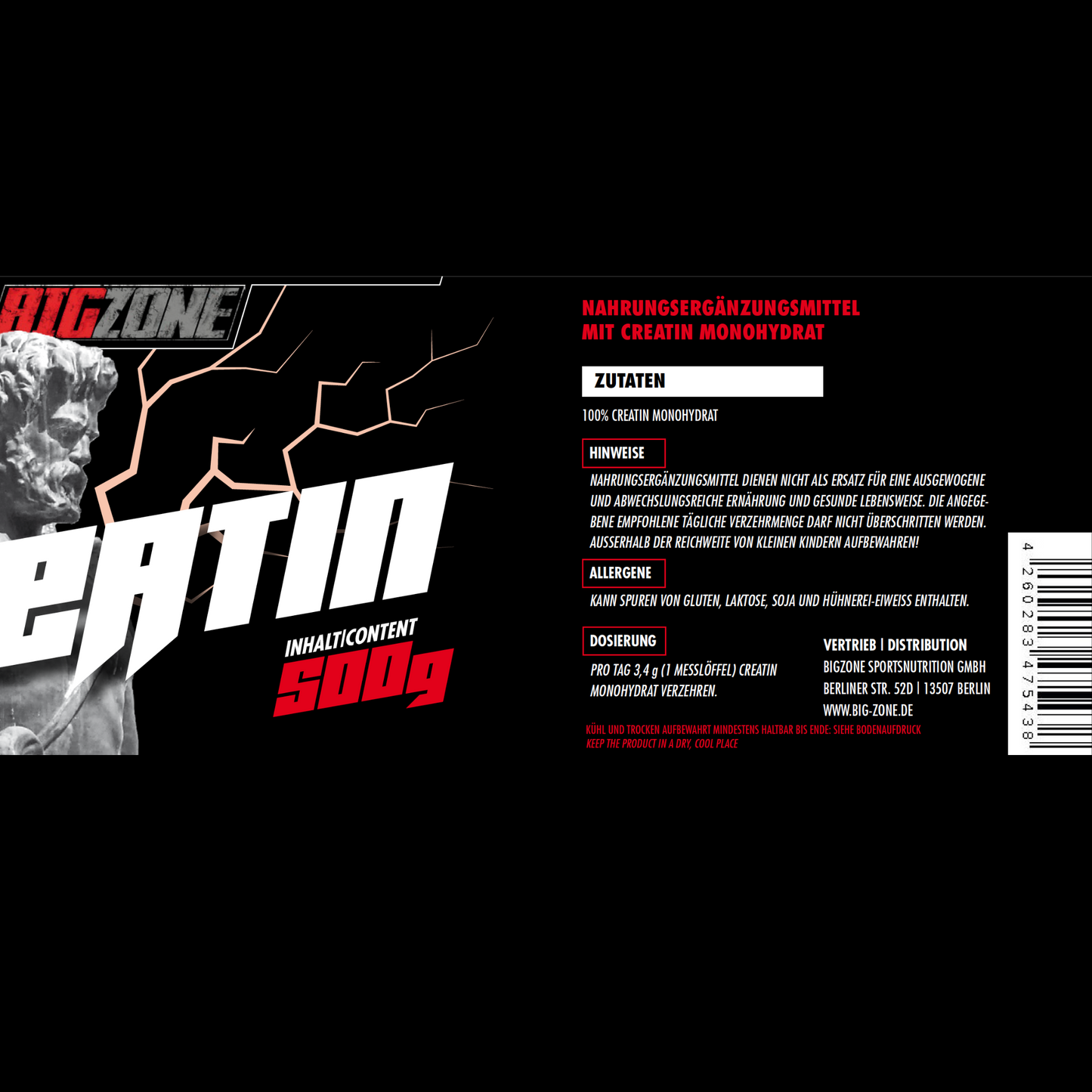 BIG ZONE Creatin Monohydrat