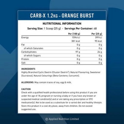 APPLIED NUTRITION Carb-X (Cluster Dextrin) 300g