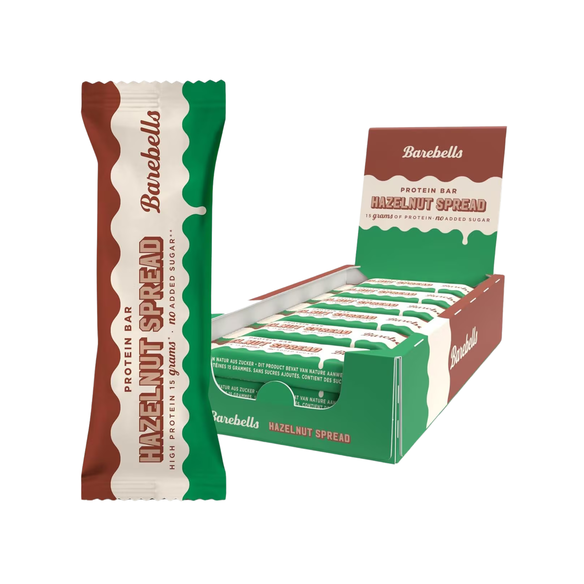 BAREBELLS Spread Protein Bar 12x45g