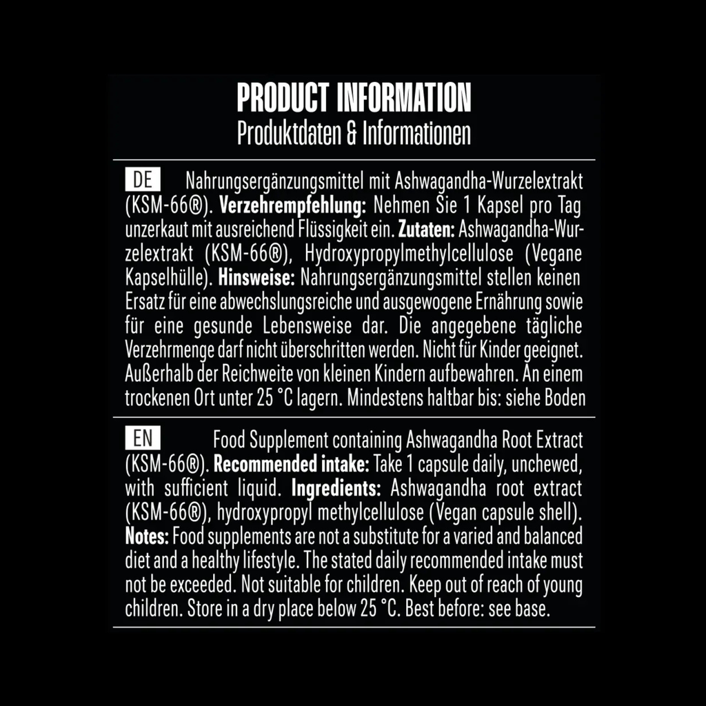 BIG ZONE Ashwagandha KSM-66® 120 Kapseln