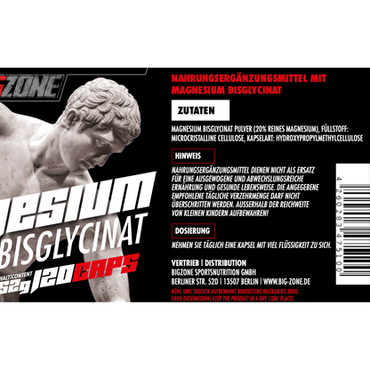 BIG ZONE Magnesium Bisglycinat 240 Kapseln