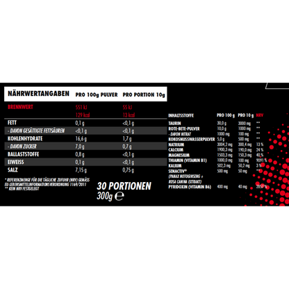 Big Zone Vasolyte (Electrolyte) 300g