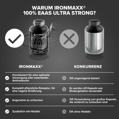 IRONMAXX 100% EAAs Ultra Strong Tabletten