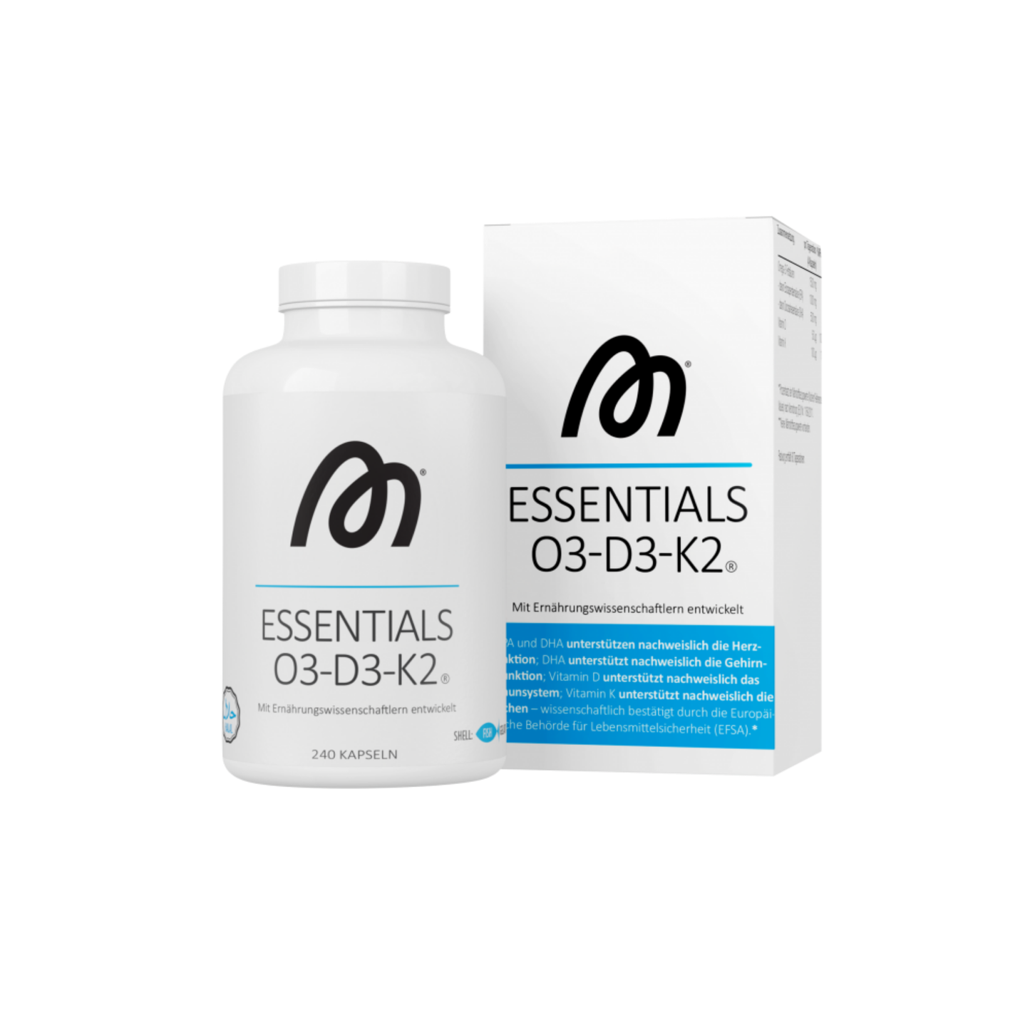 MORE Essentials Omega 3-D3-K2 240 Kapseln