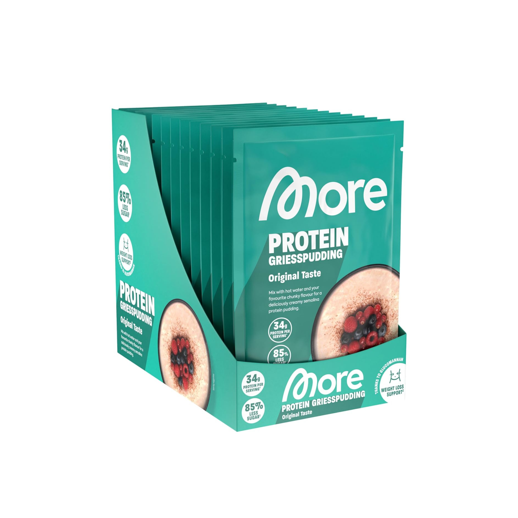 MORE Protein Griesspudding 13x60g
