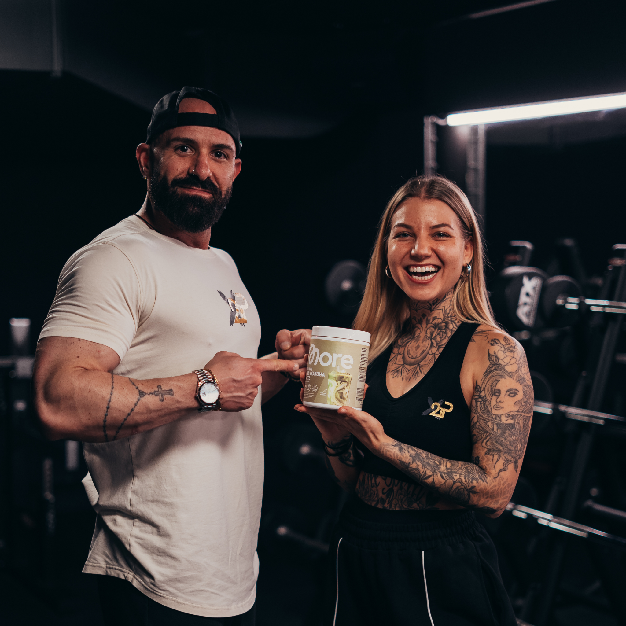 MORE Protein Iced Matcha Latte