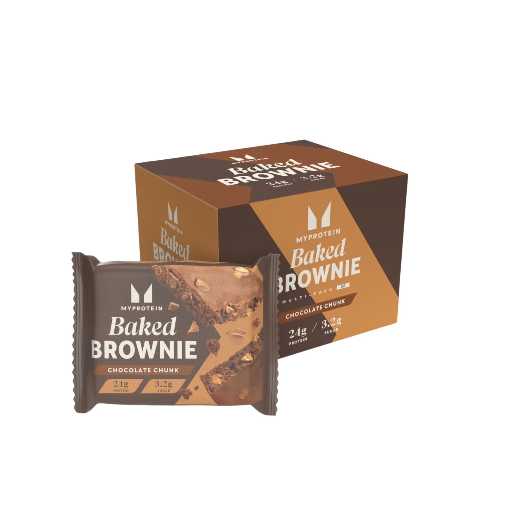 MYPROTEIN Baked Protein Brownie 12x75g