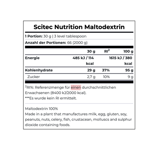 SCITEC NUTRITION Maltodextrin 2000g