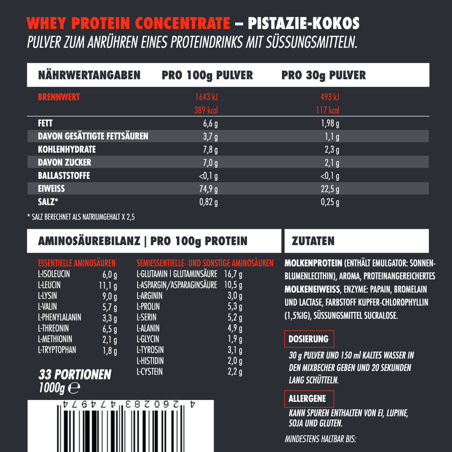 BIG ZONE Battle Whey 1000g